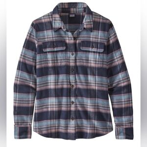 Patagonia Long-Sleeved Fjord Flannel Shirt, Style #53916, Size M